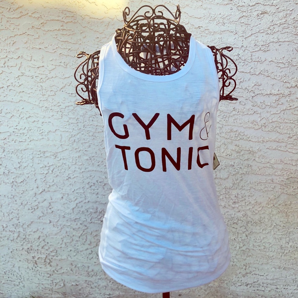 “Gym & Tonic” performance tank top